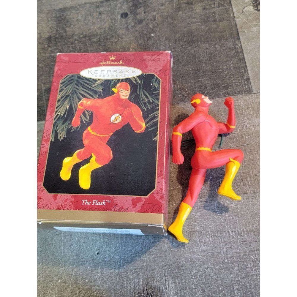 Hallmark The Flash 1998 ornament Xmas Decor‎ DC Comic